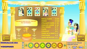 Egyptian Videopoker screenshot